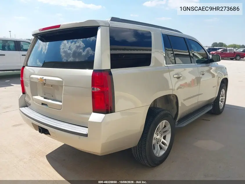 2017 CHEVROLET TAHOE VIN 1GNSCAEC9HR273686 — фото 4