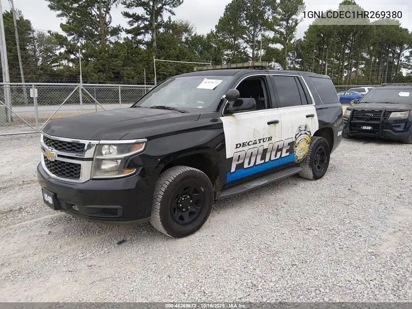 2017 CHEVROLET TAHOE VIN 1GNLCDEC1HR269380 — фото 2
