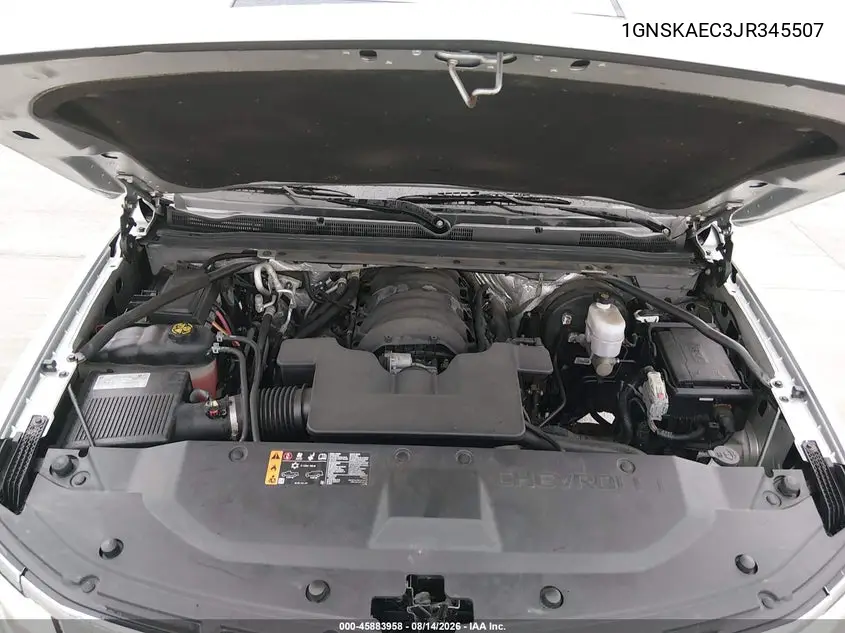 2018 CHEVROLET TAHOE VIN 1GNSKAEC3JR345507 — фото 10