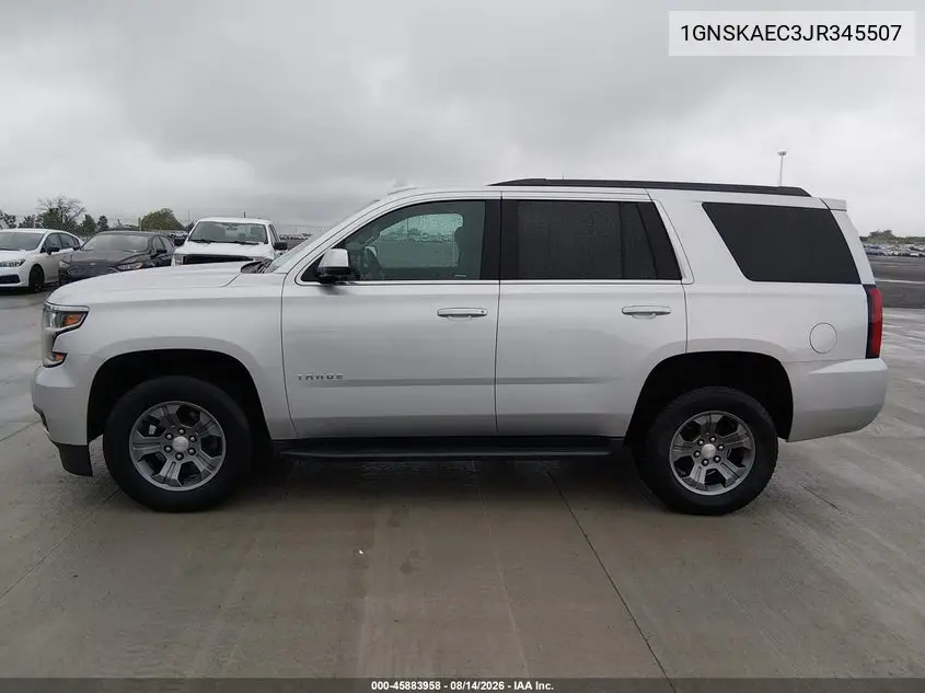 2018 CHEVROLET TAHOE VIN 1GNSKAEC3JR345507 — фото 16