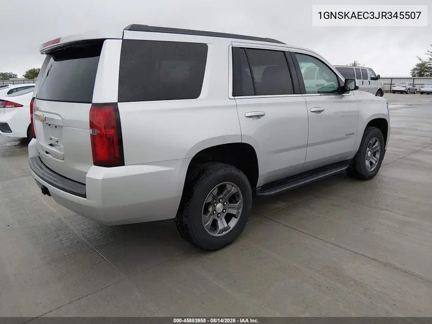2018 CHEVROLET TAHOE VIN 1GNSKAEC3JR345507 — фото 4