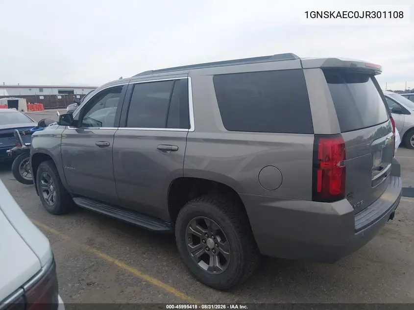 2018 CHEVROLET TAHOE VIN 1GNSKAEC0JR301108 — фото 16