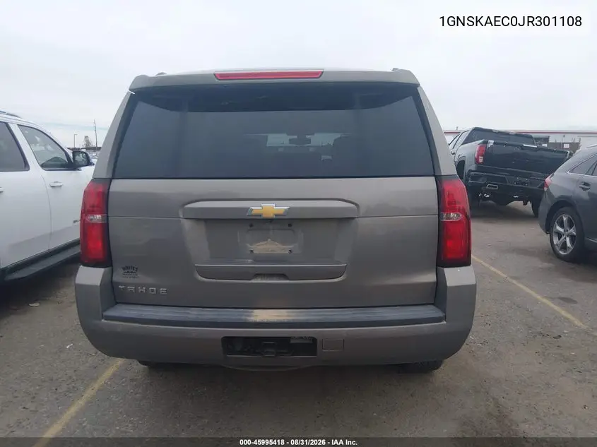 2018 CHEVROLET TAHOE VIN 1GNSKAEC0JR301108 — фото 18