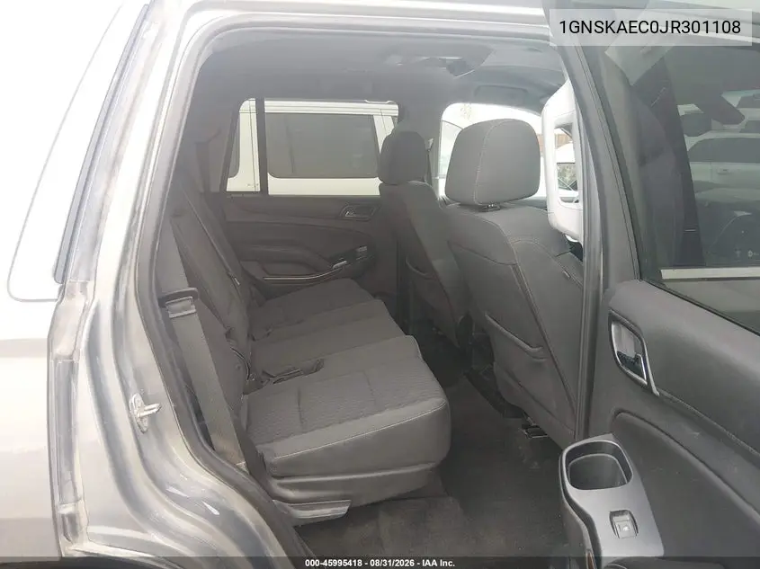 2018 CHEVROLET TAHOE VIN 1GNSKAEC0JR301108 — фото 8
