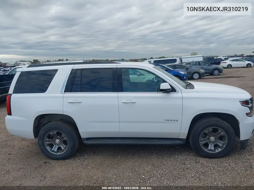 2018 CHEVROLET TAHOE VIN 1GNSKAECXJR310219 — фото 18