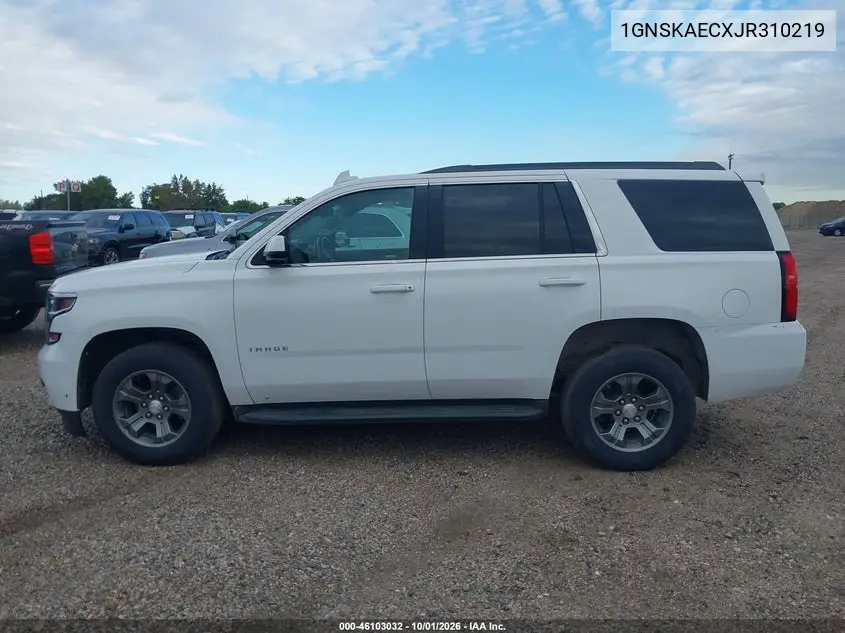 2018 CHEVROLET TAHOE VIN 1GNSKAECXJR310219 — фото 19