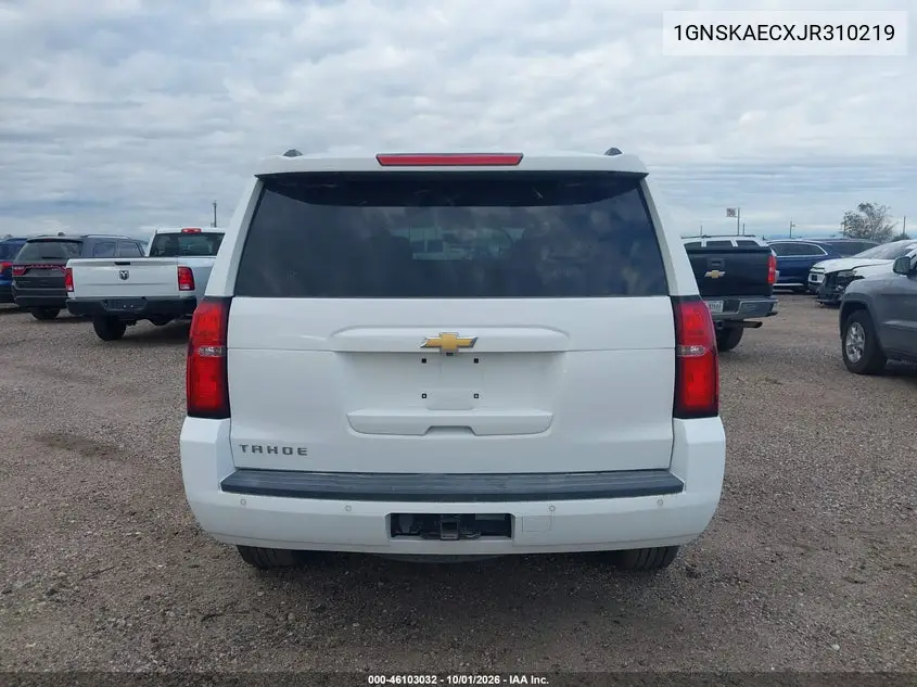 2018 CHEVROLET TAHOE VIN 1GNSKAECXJR310219 — фото 21