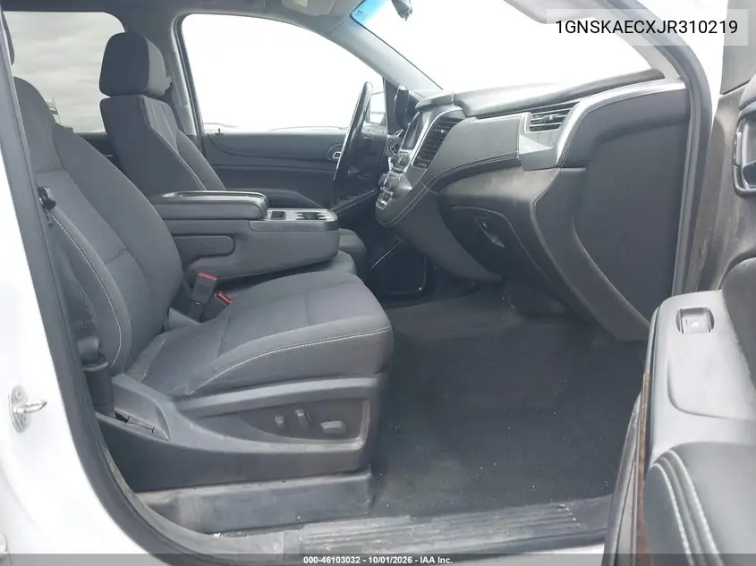 2018 CHEVROLET TAHOE VIN 1GNSKAECXJR310219 — фото 5