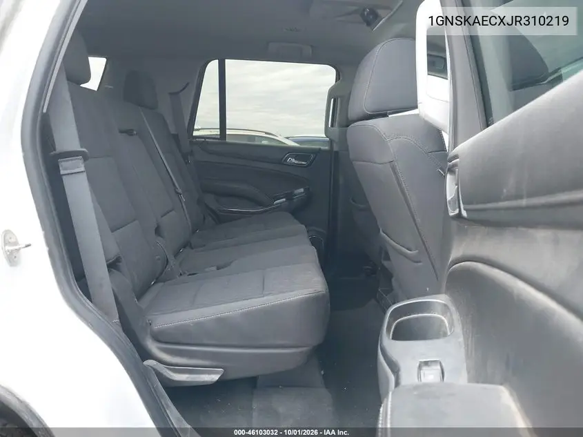 2018 CHEVROLET TAHOE VIN 1GNSKAECXJR310219 — фото 8