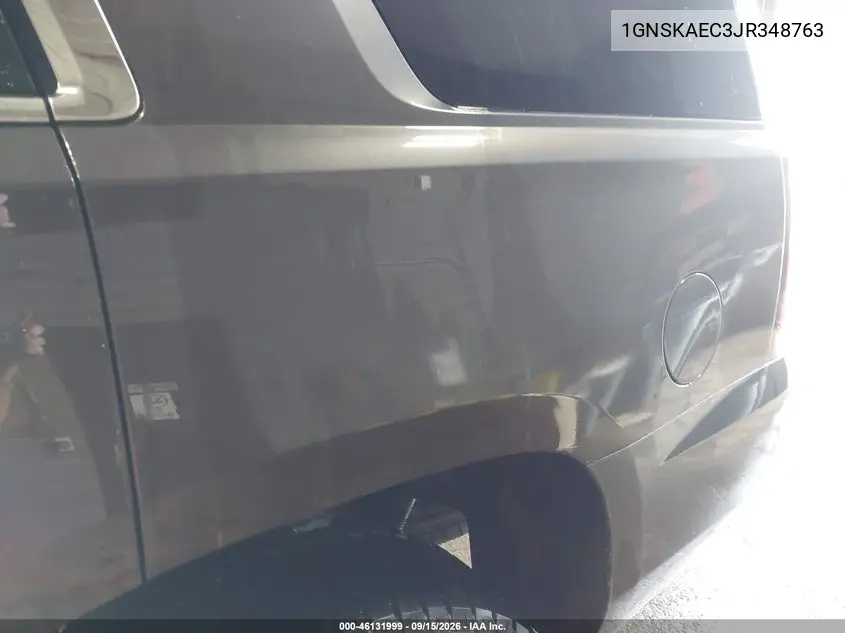 2018 CHEVROLET TAHOE VIN 1GNSKAEC3JR348763 — фото 6