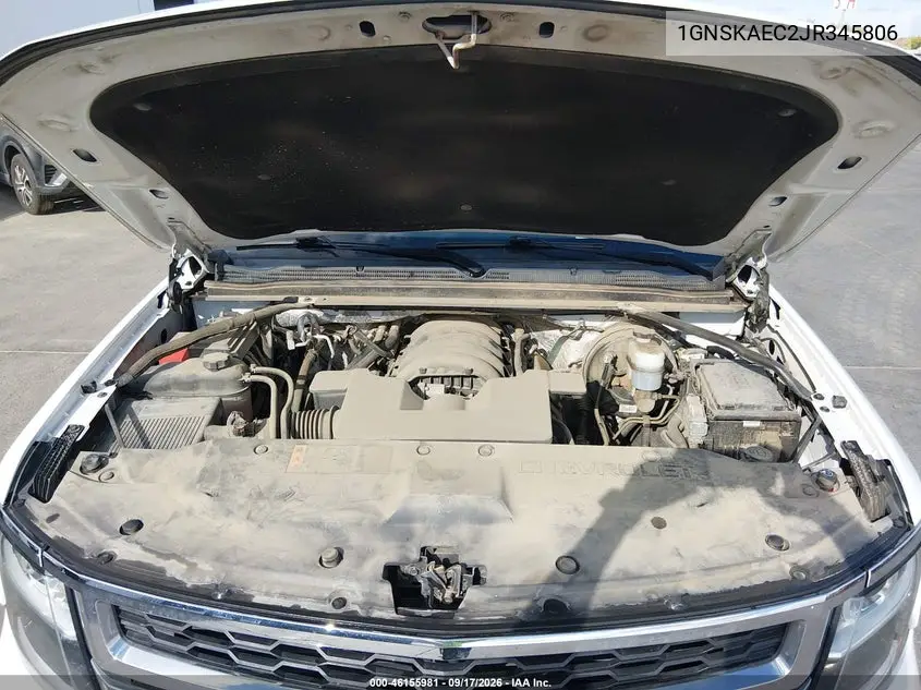 2018 CHEVROLET TAHOE VIN 1GNSKAEC2JR345806 — фото 10