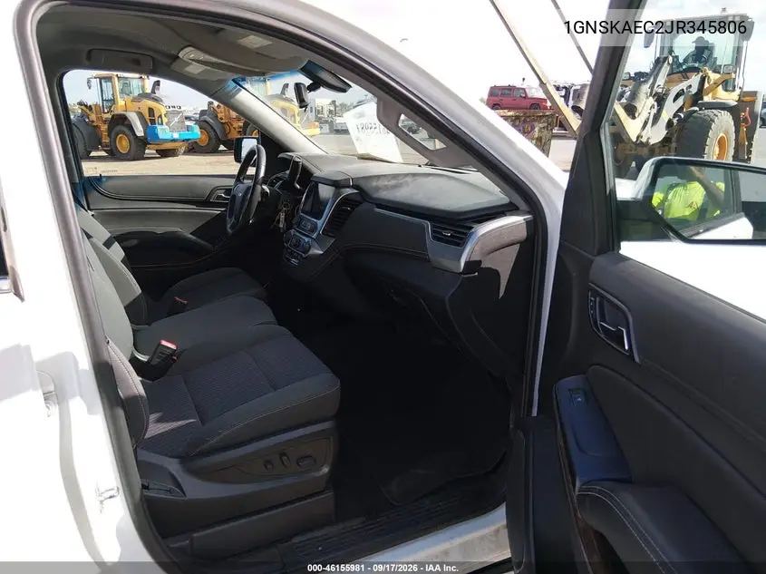 2018 CHEVROLET TAHOE VIN 1GNSKAEC2JR345806 — фото 5
