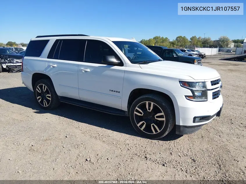 CHEVROLET TAHOE 2018, VIN 1GNSKCKC1JR107557