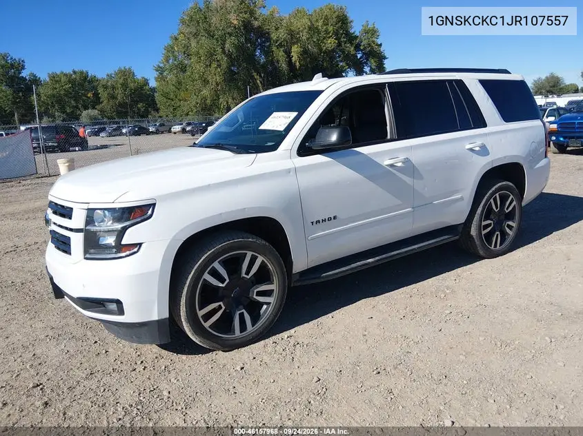 2018 CHEVROLET TAHOE VIN 1GNSKCKC1JR107557 — фото 2