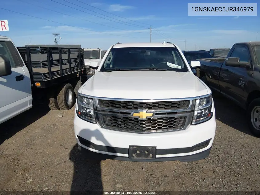 2018 CHEVROLET TAHOE VIN 1GNSKAEC5JR346979 — фото 12