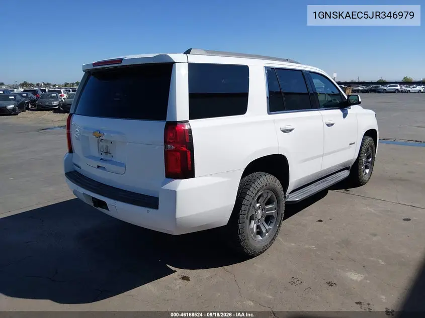 2018 CHEVROLET TAHOE VIN 1GNSKAEC5JR346979 — фото 4