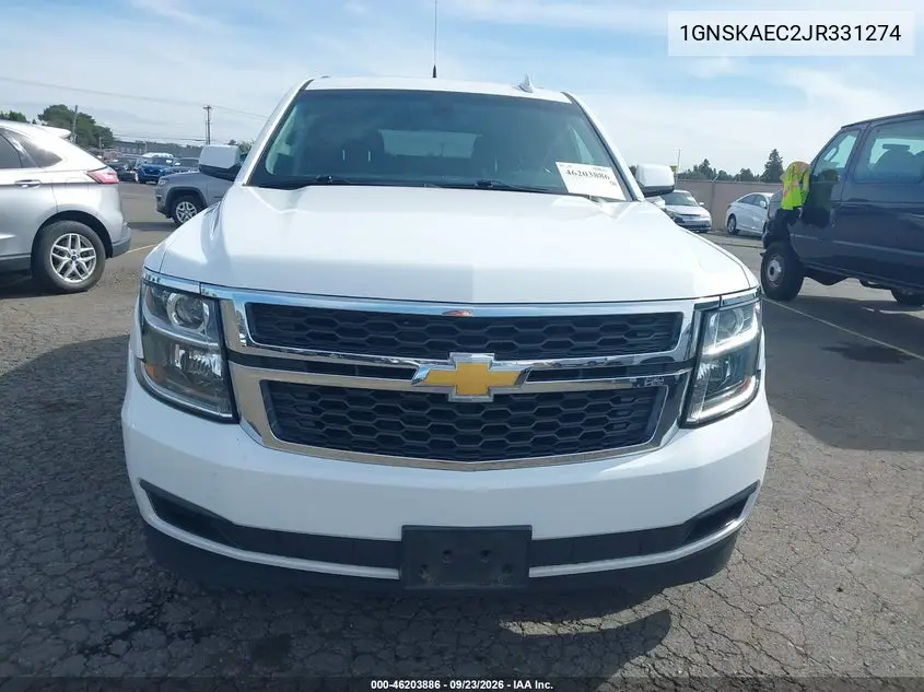 2018 CHEVROLET TAHOE VIN 1GNSKAEC2JR331274 — фото 12