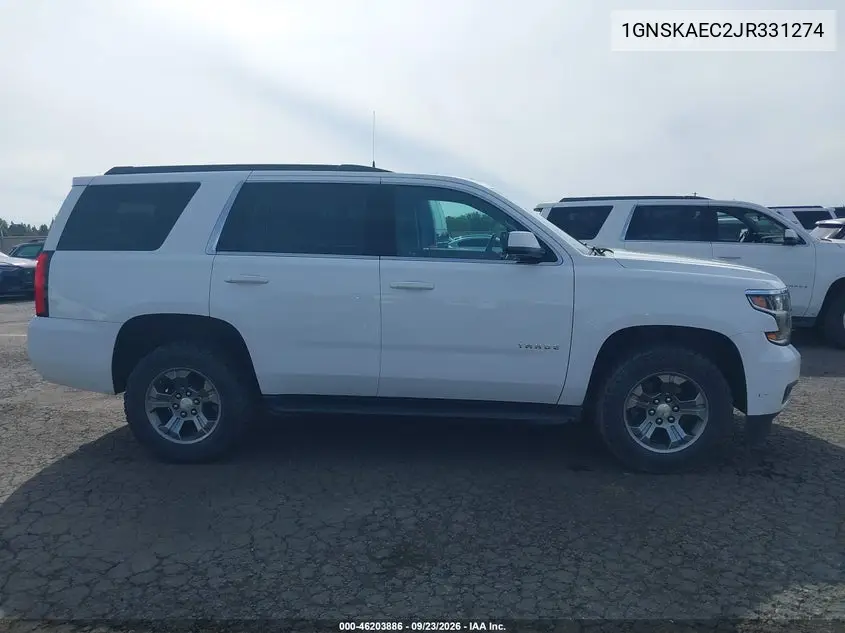 2018 CHEVROLET TAHOE VIN 1GNSKAEC2JR331274 — фото 13