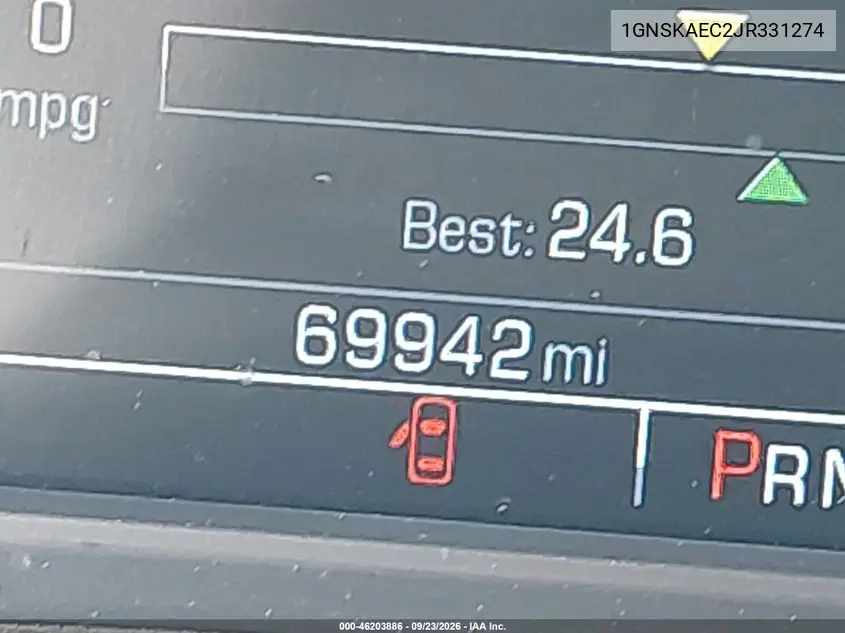 2018 CHEVROLET TAHOE VIN 1GNSKAEC2JR331274 — фото 15