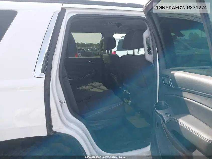 2018 CHEVROLET TAHOE VIN 1GNSKAEC2JR331274 — фото 8