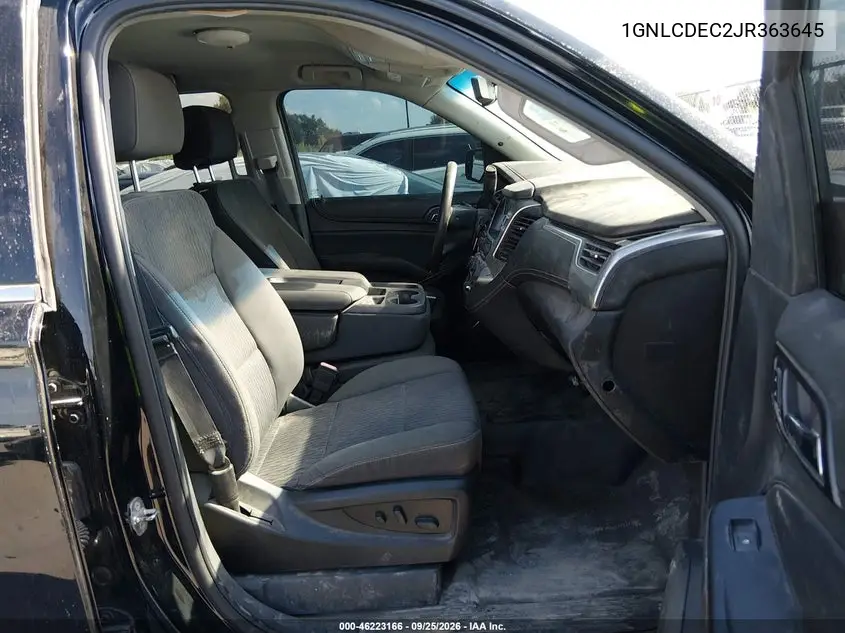 2018 CHEVROLET TAHOE VIN 1GNLCDEC2JR363645 — фото 5