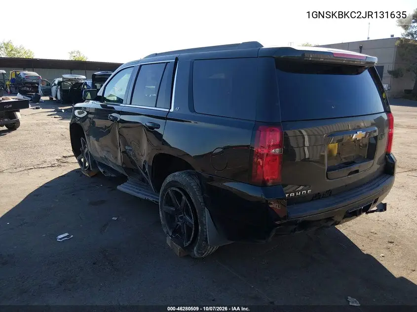 2018 CHEVROLET TAHOE VIN 1GNSKBKC2JR131635 — фото 3