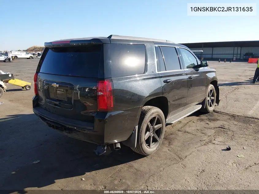 2018 CHEVROLET TAHOE VIN 1GNSKBKC2JR131635 — фото 4