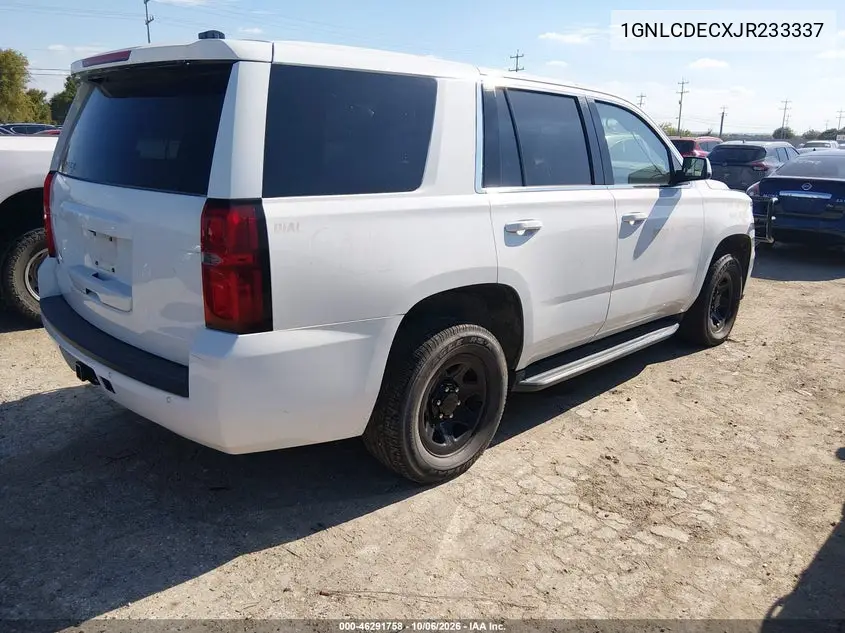 2018 CHEVROLET TAHOE VIN 1GNLCDECXJR233337 — фото 4
