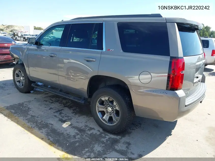 2018 CHEVROLET TAHOE VIN 1GNSKBKC1JR220242 — фото 3