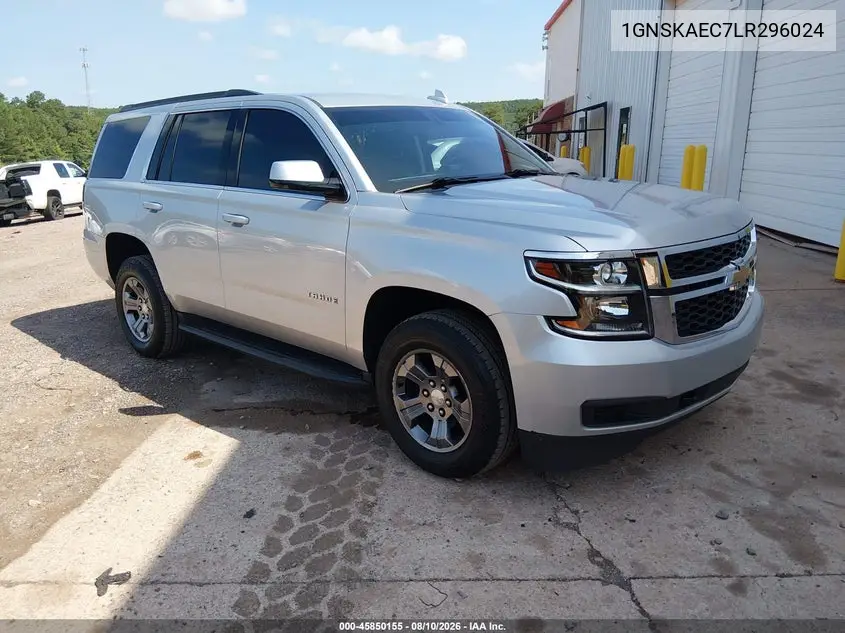 CHEVROLET TAHOE 2020, VIN 1GNSKAEC7LR296024