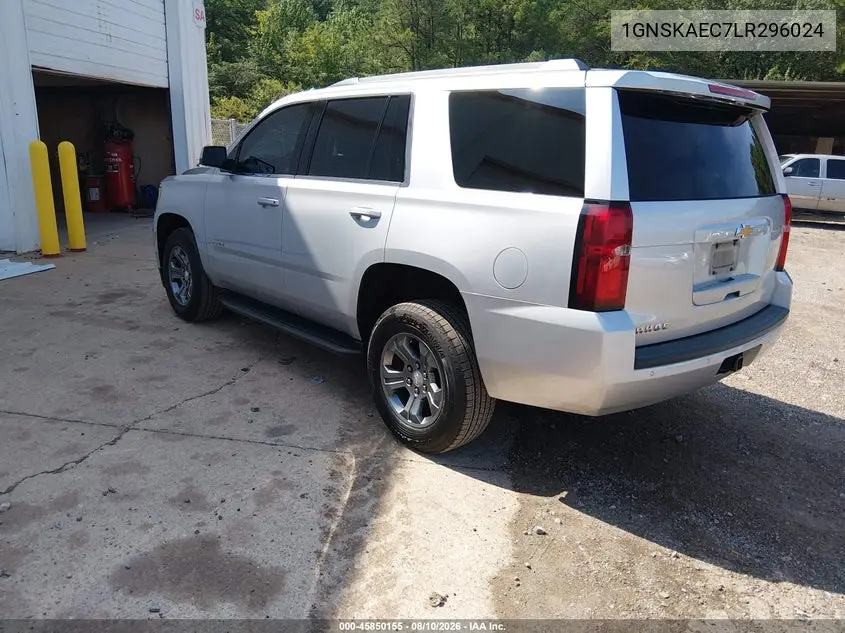 2020 CHEVROLET TAHOE VIN 1GNSKAEC7LR296024 — фото 3