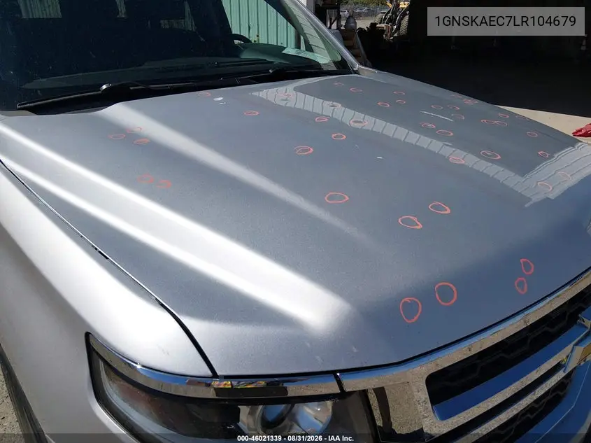 2020 CHEVROLET TAHOE VIN 1GNSKAEC7LR104679 — фото 13