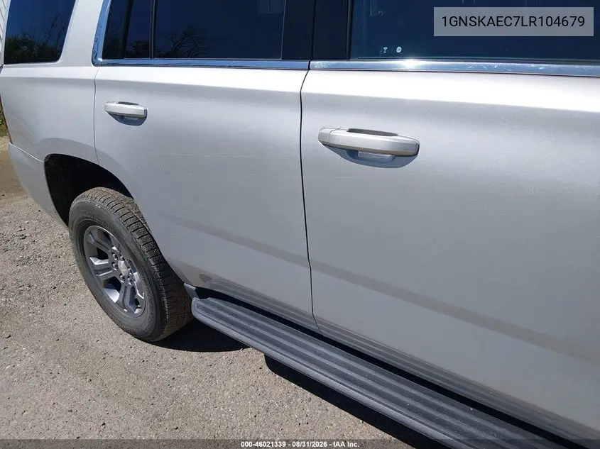 2020 CHEVROLET TAHOE VIN 1GNSKAEC7LR104679 — фото 15