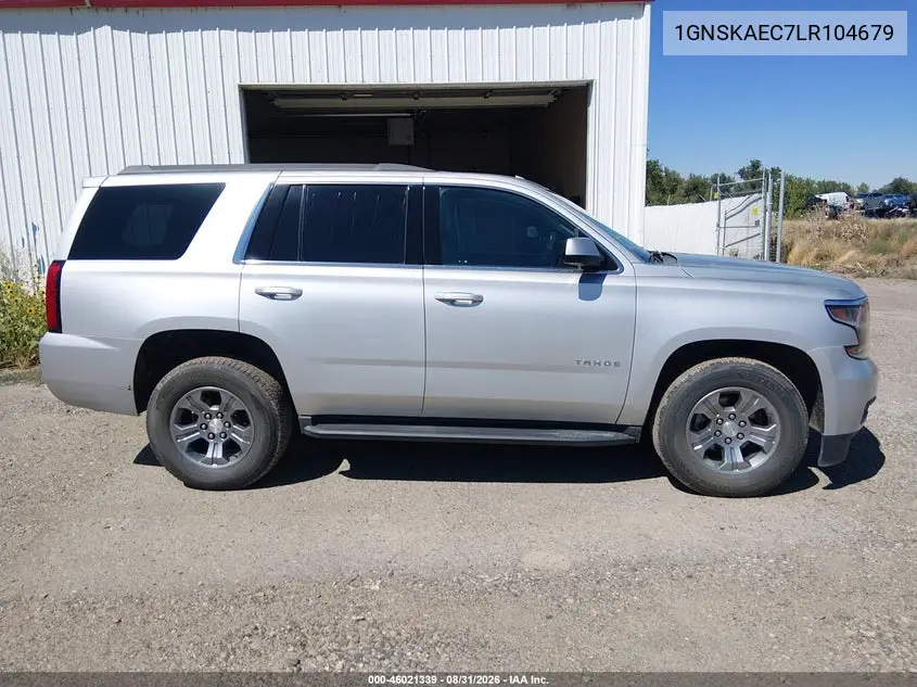 2020 CHEVROLET TAHOE VIN 1GNSKAEC7LR104679 — фото 18