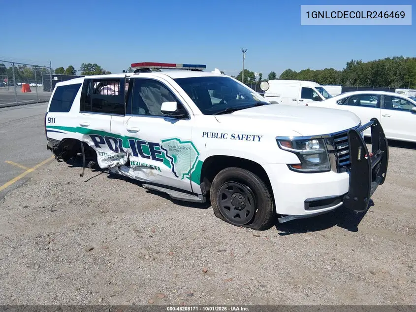 CHEVROLET TAHOE 2020, VIN 1GNLCDEC0LR246469