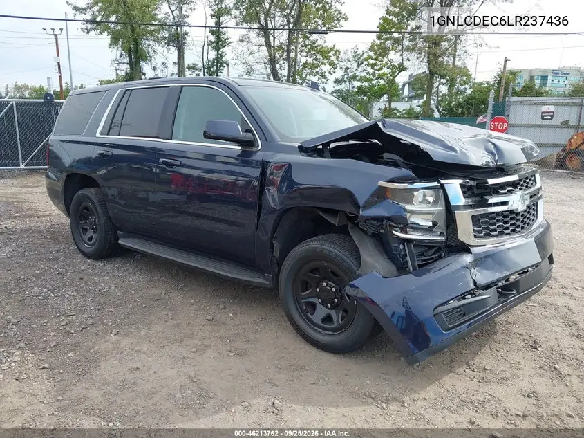 CHEVROLET TAHOE 2020, VIN 1GNLCDEC6LR237436