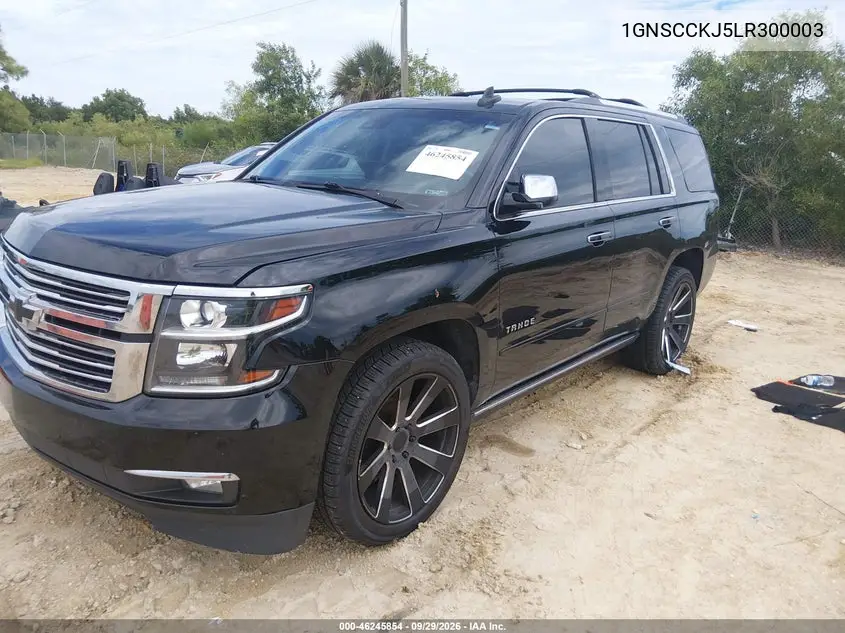 2020 CHEVROLET TAHOE VIN 1GNSCCKJ5LR300003 — фото 2