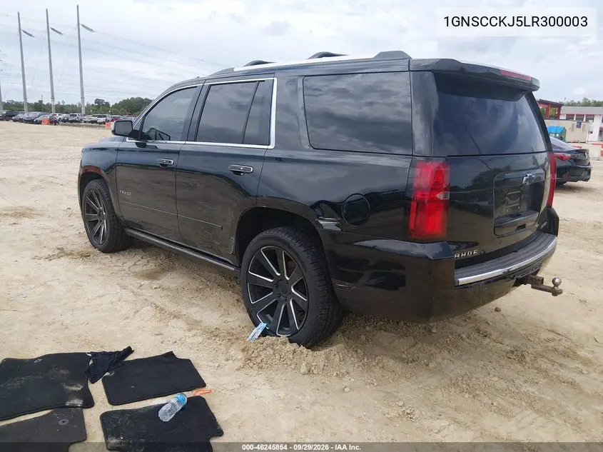 2020 CHEVROLET TAHOE VIN 1GNSCCKJ5LR300003 — фото 3