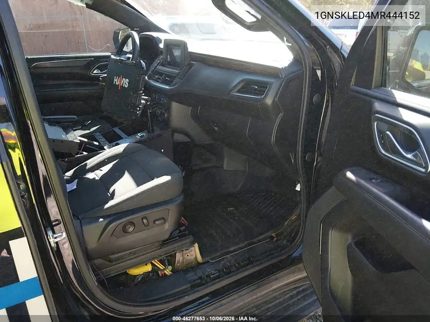 2021 CHEVROLET TAHOE VIN 1GNSKLED4MR444152 — фото 5