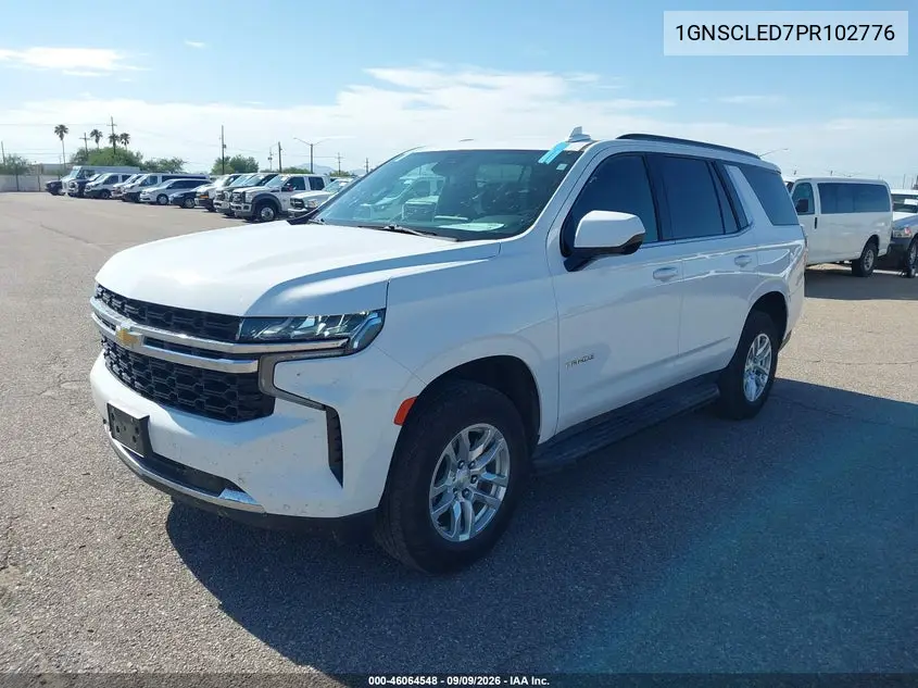 2023 CHEVROLET TAHOE VIN 1GNSCLED7PR102776 — фото 2