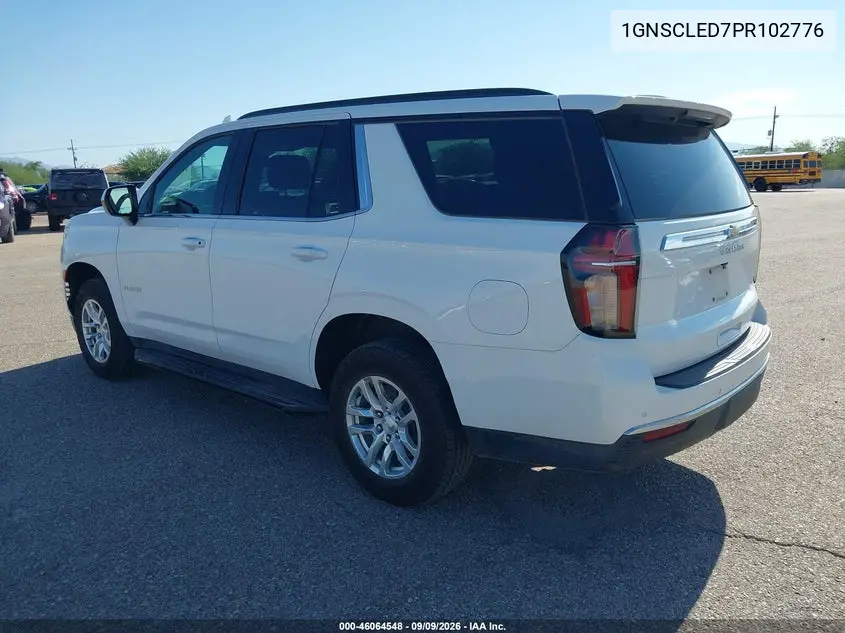 2023 CHEVROLET TAHOE VIN 1GNSCLED7PR102776 — фото 3