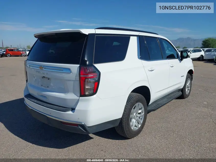 2023 CHEVROLET TAHOE VIN 1GNSCLED7PR102776 — фото 4