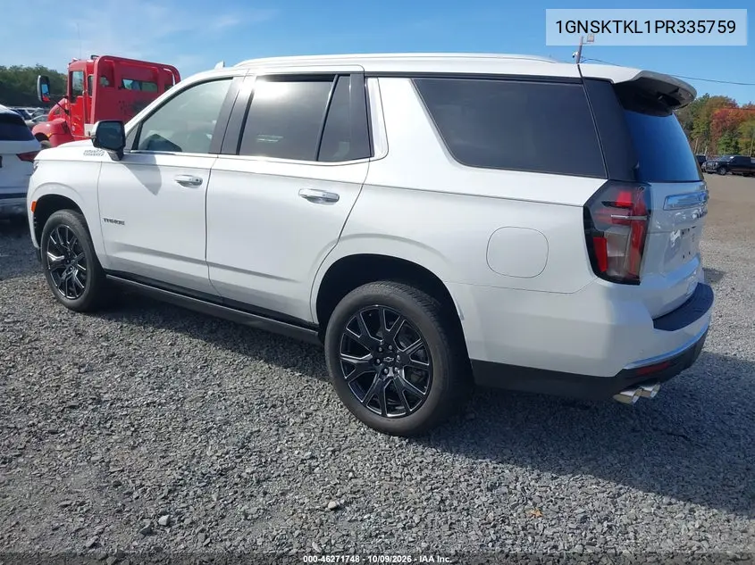2023 CHEVROLET TAHOE VIN 1GNSKTKL1PR335759 — фото 3