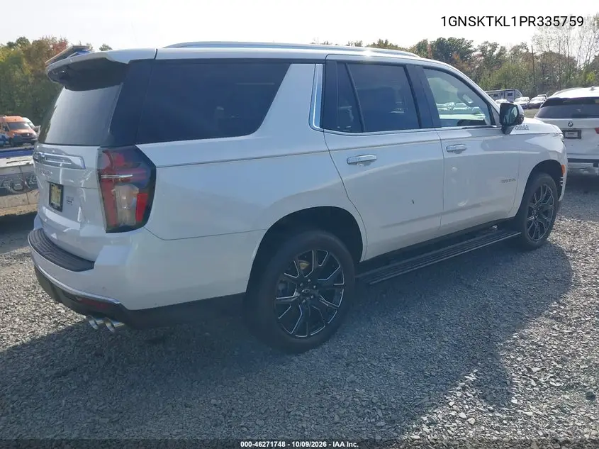 2023 CHEVROLET TAHOE VIN 1GNSKTKL1PR335759 — фото 4