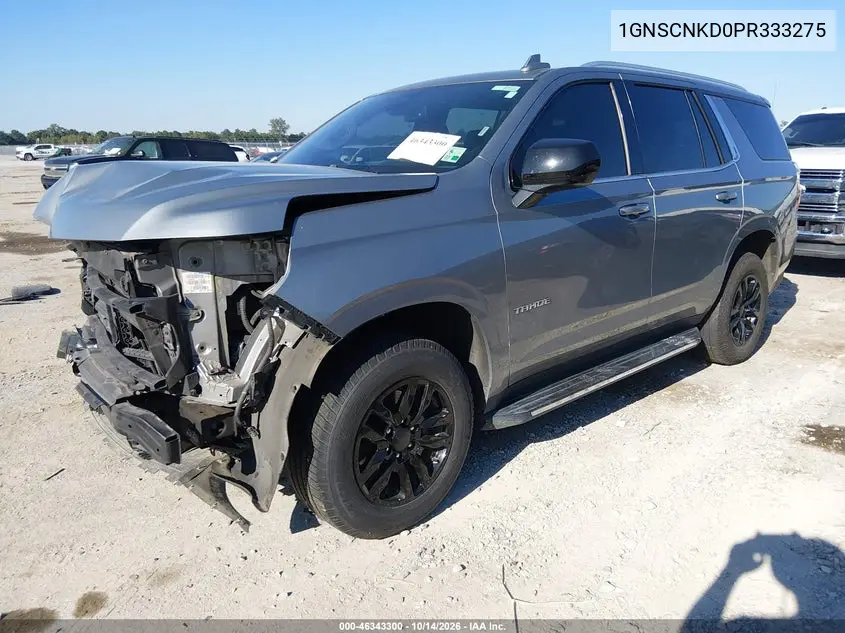 2023 CHEVROLET TAHOE VIN 1GNSCNKD0PR333275 — фото 2