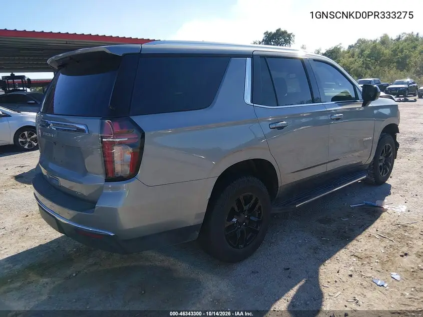 2023 CHEVROLET TAHOE VIN 1GNSCNKD0PR333275 — фото 4