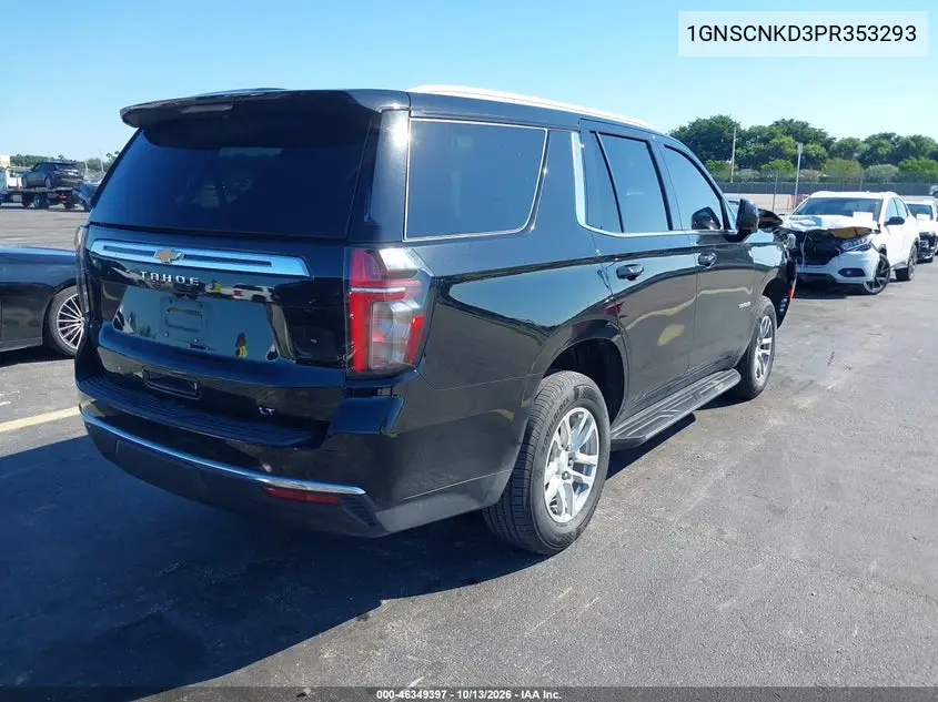 2023 CHEVROLET TAHOE VIN 1GNSCNKD3PR353293 — фото 4