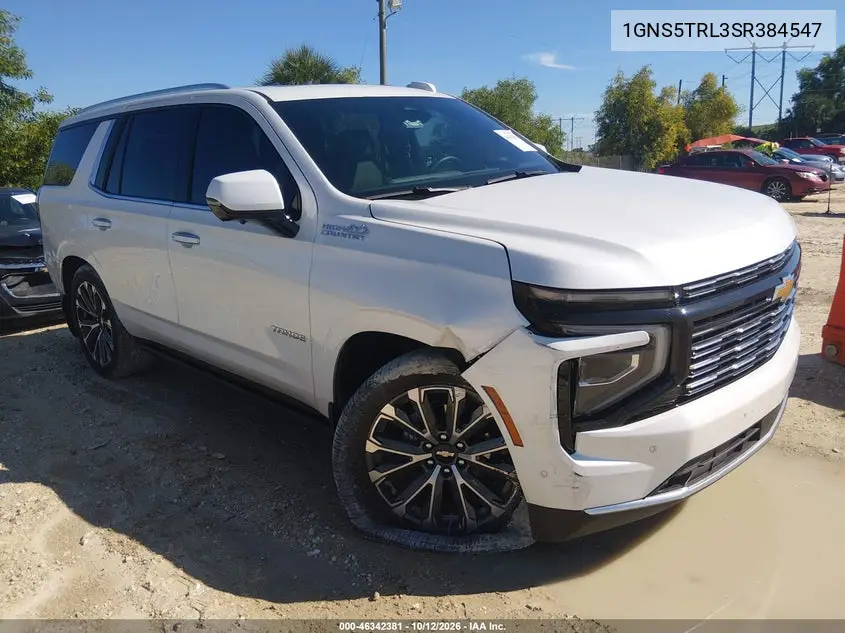 CHEVROLET TAHOE 2025, VIN 1GNS5TRL3SR384547
