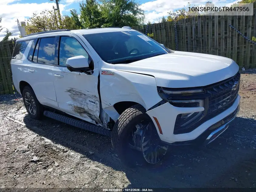 CHEVROLET TAHOE 2026, VIN 1GNS6PKD6TR447956