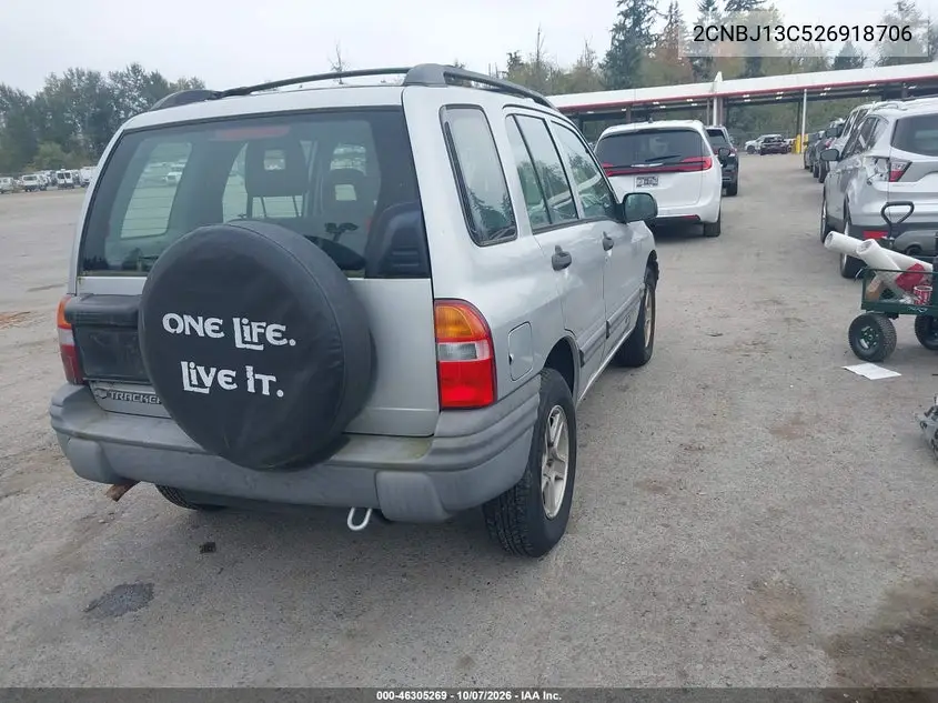 2002 CHEVROLET TRACKER VIN 2CNBJ13C526918706 — фото 4
